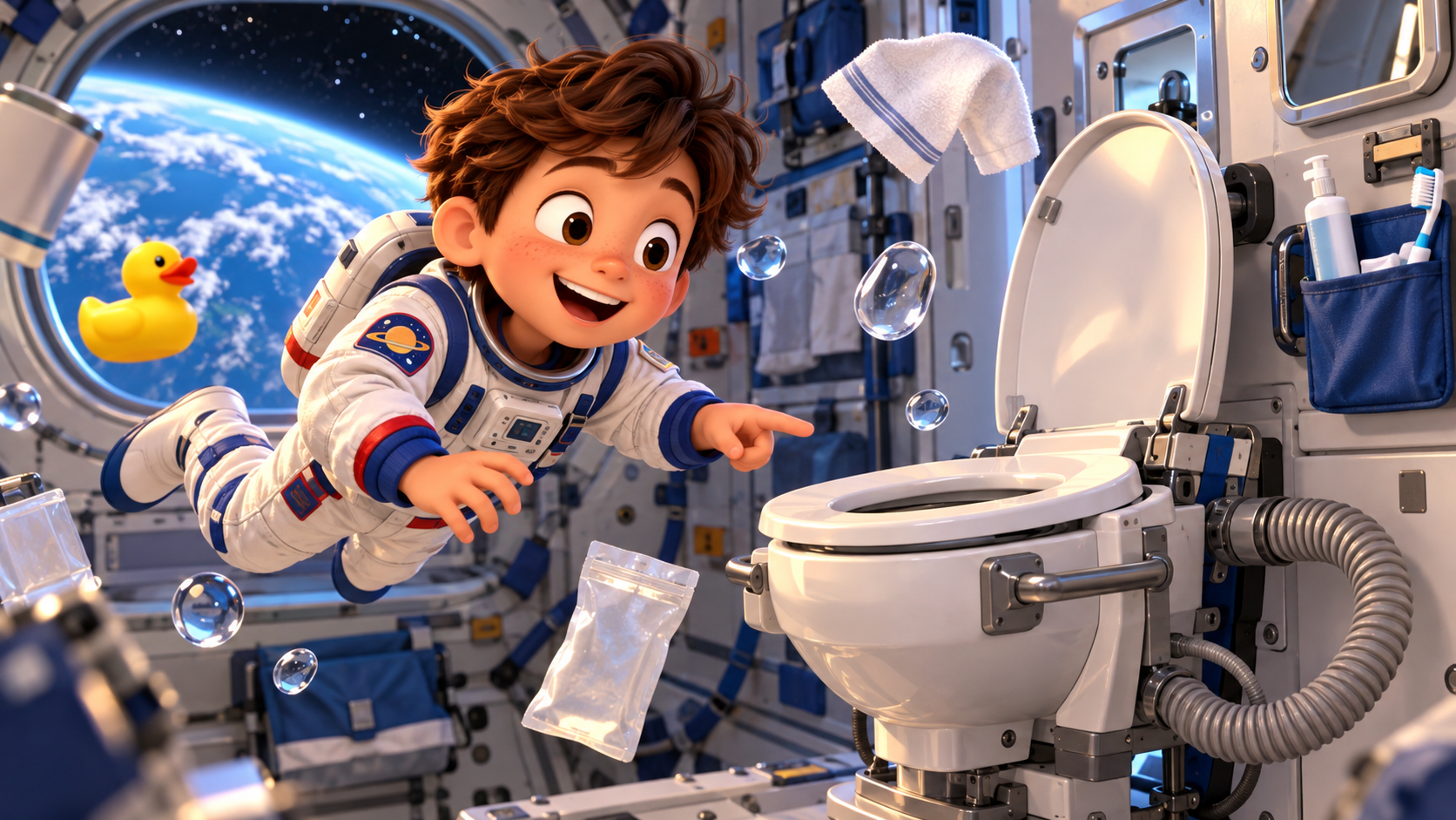 COMO OS ASTRONAUTAS VÃO AO BANHEIRO NO ESPAÇO? — CURIOSIDADES