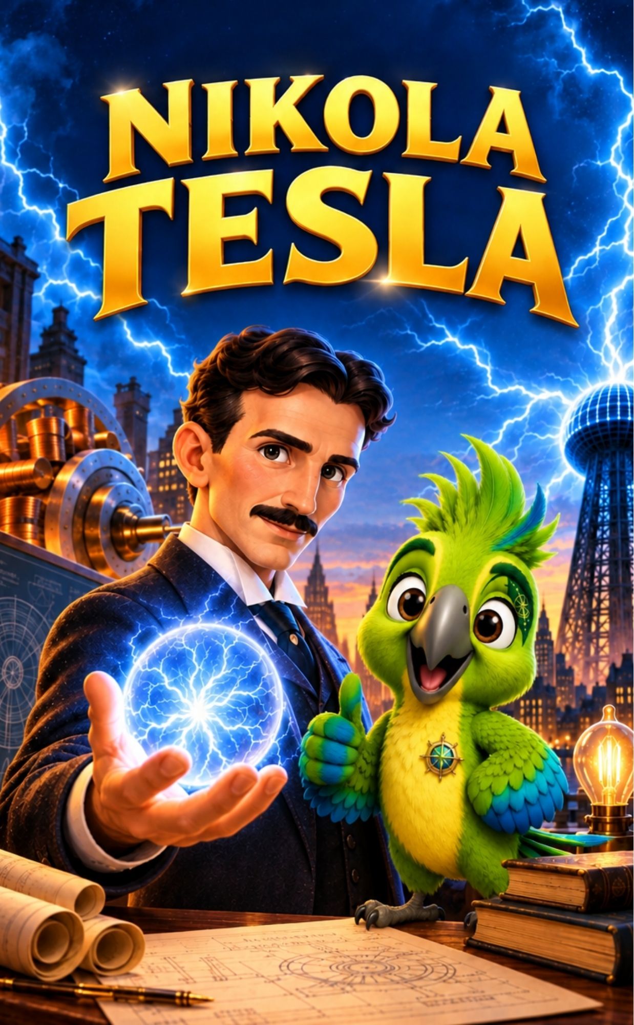 NIKOLA TESLA - o inventor que fez a eletricidade brilhar (digital) — Biografias